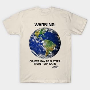 Flat Earth Society: Light Color T-Shirt